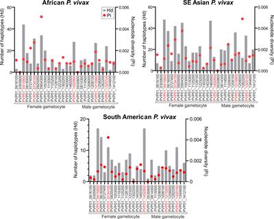 Gene Polymorphisms Among Plasmodium vivax Geographical Isolates and the Potential as New Biomarkers for Gametocyte Detection